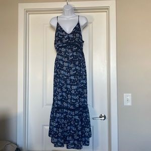 CeCe Long Blue Summer Dress